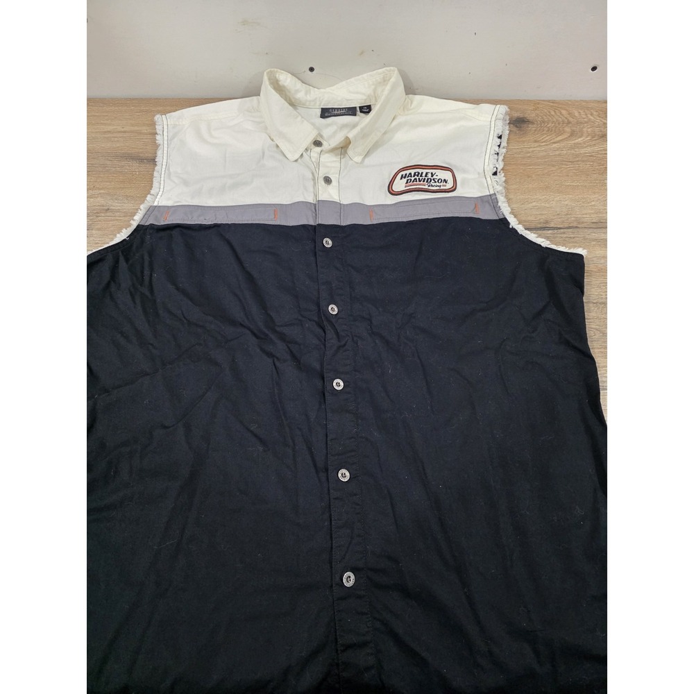 Harley Davidson Riding Vest Size 2XL Tank Sleeveless Rider Tanktop